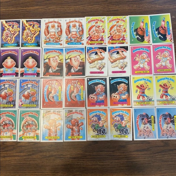 Vintage Garbage Pail Kids Trading Cards/Stickers Series 5 Full Complete Set - Picture 1 of 3